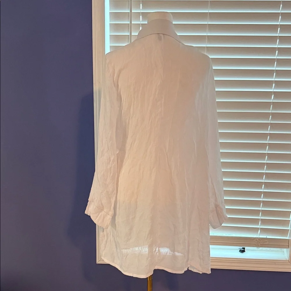 Time and Tru White Swim Coverup - Picture 4 of 4